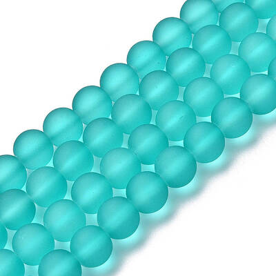 Transparent Glass Bead Strands