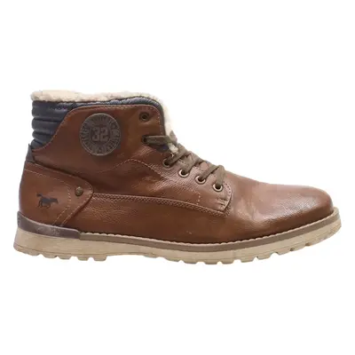 MUSTANG Lace-Up Boots Brown Leather Mens UK 11