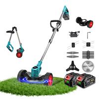 Yofidra 1500W Electric Lawn Mower 12000RPM Grass Trimmer Rechargeable Adjustable Garden Cutter Tool For Makita 18V 20V Batter...