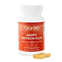 Triple-Threat Brain Boost Supplement Saffron Power for Mood, Memory & More - 90 Capsules, Free from Gluten, Dairy, & Eggs Men...