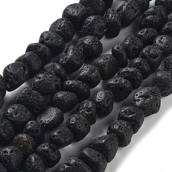 Natural Lava Rock Beads Strands