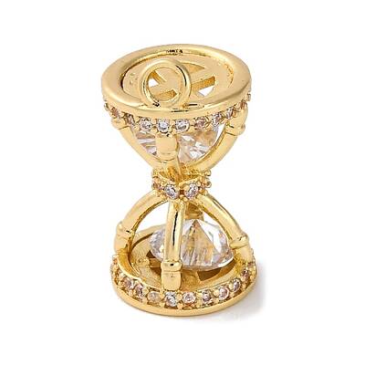 Ion Plating(IP) Brass Micro Pave Cubic Zirconia Pendants
