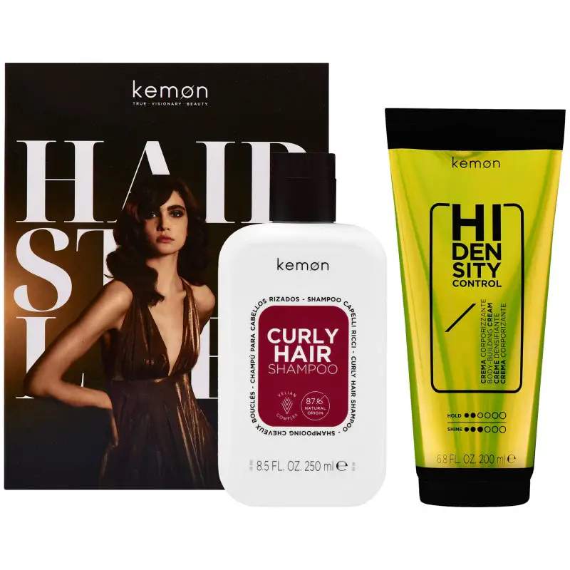 Kemon Curl Kit Shampoo + Cream, 250 ml + 200 ml