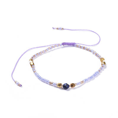 Adjustable Nylon Thread Braided Beads Bracelets