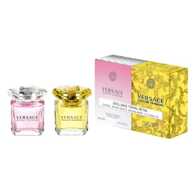 Set Versace: Bright Crystal Eau De Toilette Per Donna 30 ml + Yellow Diamond Eau De Toilette Per Donna 30 ml