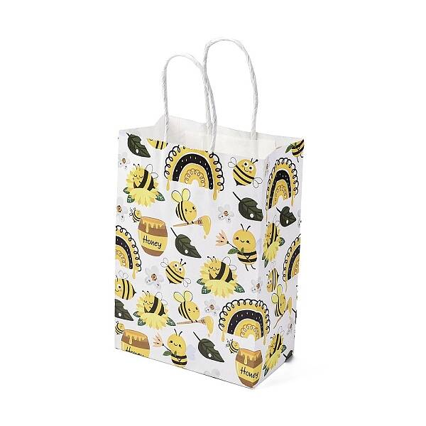 Bees Theme Rectangle Paper Bags