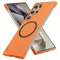 Ultra-thin Frameless Magnetic Phone Case, 1 Count Slim Hard PC Matte Phone Cover, Phone Accessories Compatible with Samsung...