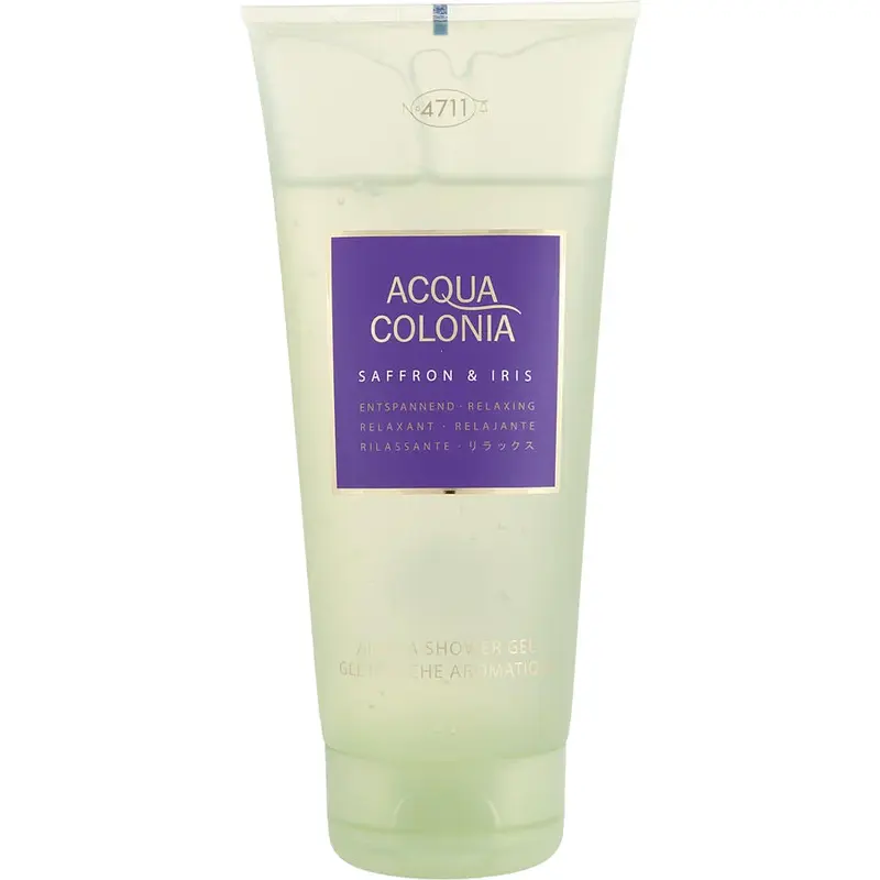 4711 Acqua Colonia Colonia Saffron & Iris Idratante Gel Doccia Tutti i tipi di pelle 200 ml
