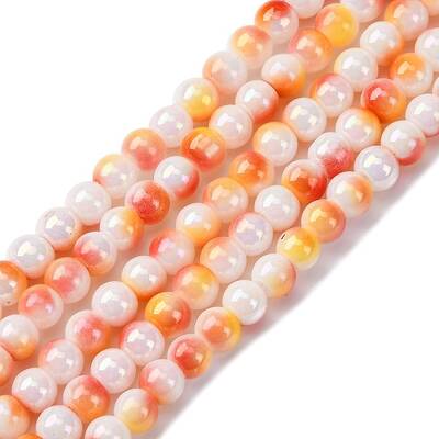 Pearlized Handmade Lampwork Beads Strands