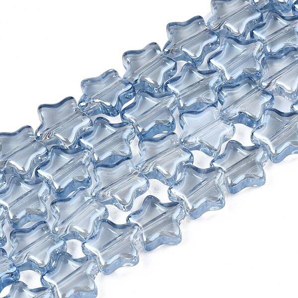 Electroplate Glass Beads Strand