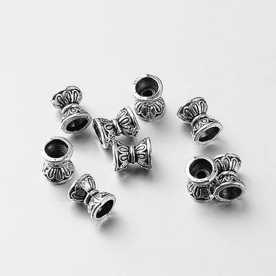 Tibetan Style Alloy Double Sided Bead Cones