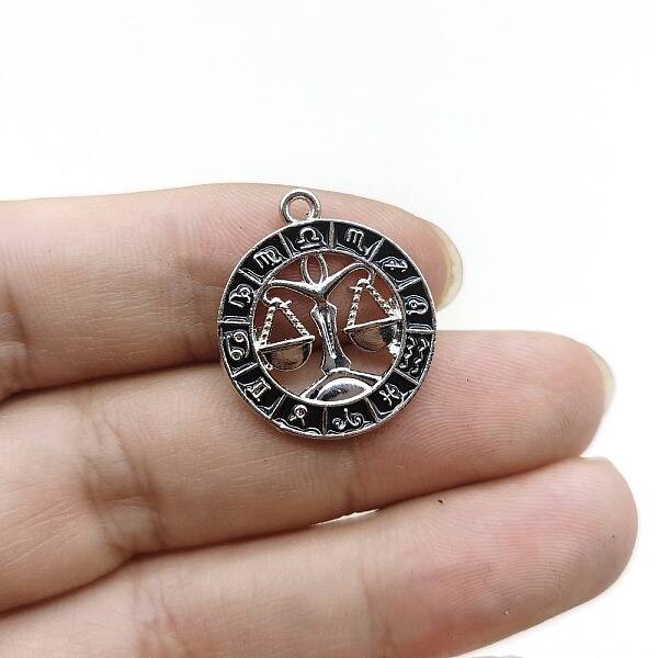 Constellation Themes Alloy Rhinestone Pendants