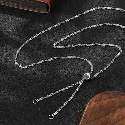 304 Stainless Steel Singapore Chain Necklace Making