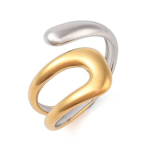 304 Stainless Steel Open Cuff Rings for Women