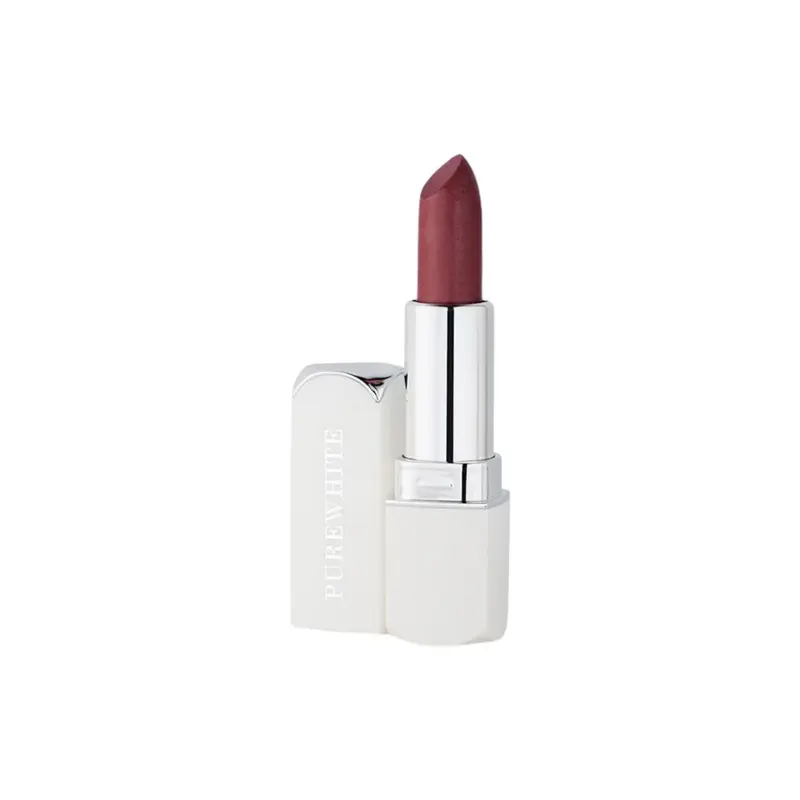 Pure white cosmetics Purey Inviting Satin Cream Lipstick, Deep Plum (3.90 g)
