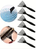 6pcs/set Hair Comb Cleaning Brush, Hair Comb Cleaner, Hair Comb Hair Cleaning Tools, Hair Comb Cleaning Brush for Hair Stylin...