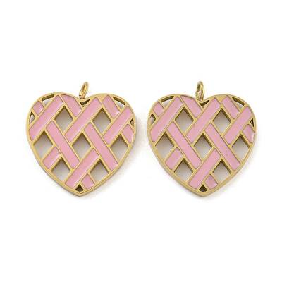 316 Surgical Stainless Steel Enamel Pendants