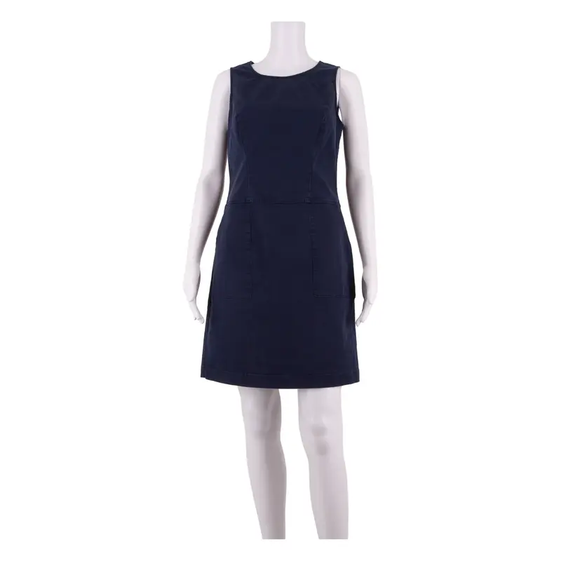 BODEN Womens Shift Dress Blue Sleeveless Knee Length UK 10