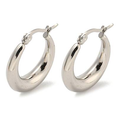 Tarnish Resistant 202 Stainless Steel Hoop Earring