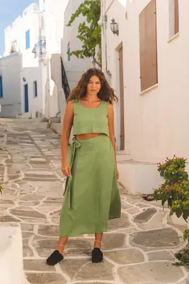 PIPPA crop top in Matcha Green | Size: XXL