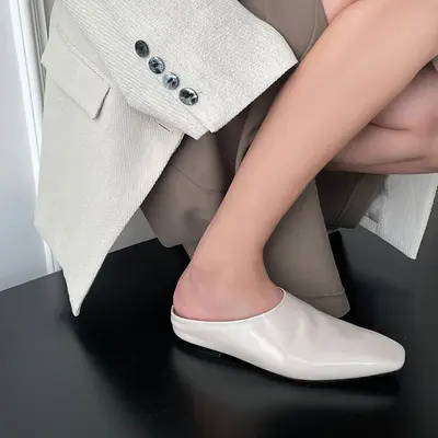CHIKO Iman Square Toe Wedge Clogs/Mules Shoes