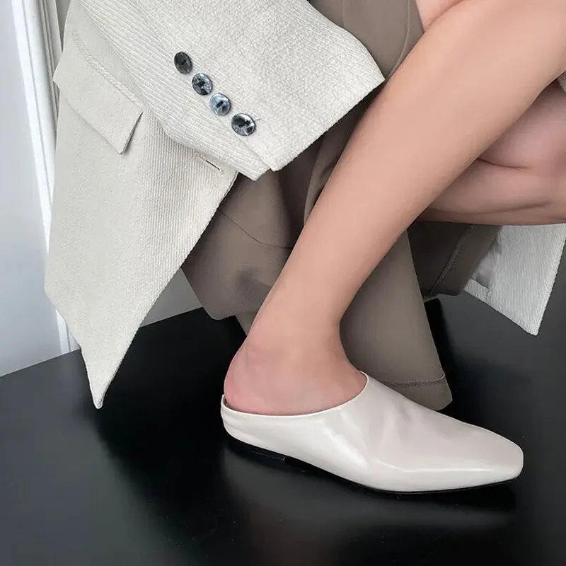 CHIKO Iman Square Toe Wedge Clogs/Mules Shoes