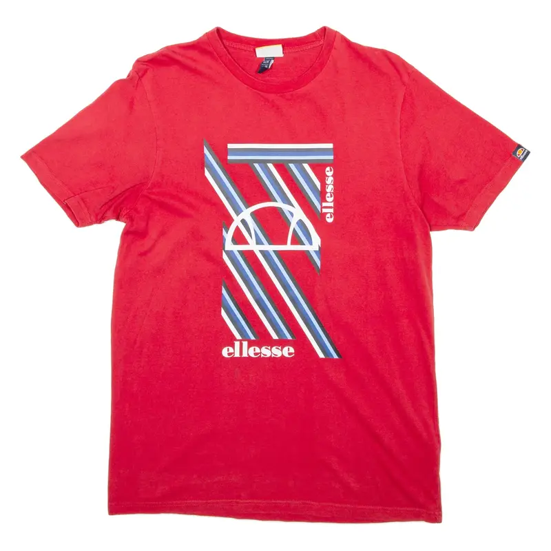 ELLESSE Mens T-Shirt Red M