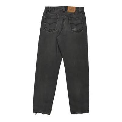 Orange Tab 550 Levis Jeans - 32W 33L Black Cotton