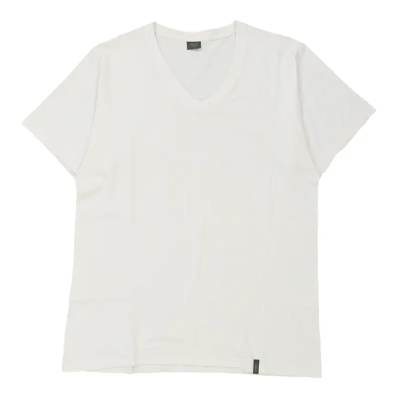 Best Company V-neck T-Shirt - 2XL White Cotton
