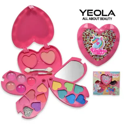 Ut Compact Pink Heart Shaped Make-Up