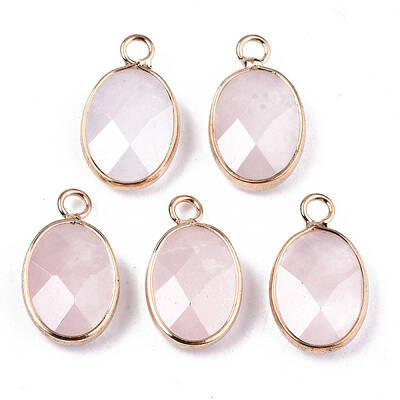 Natural Rose Quartz Pendants