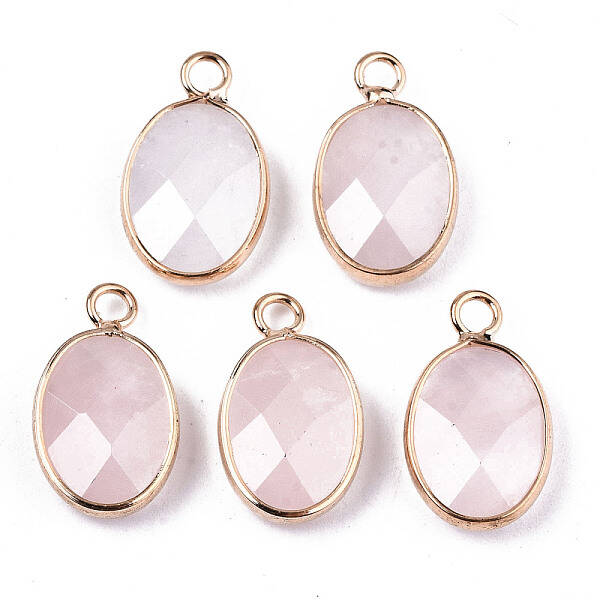 Natural Rose Quartz Pendants