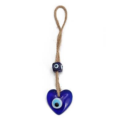 Handmade Lampwork Blue Evil Eye Hanging Ornaments