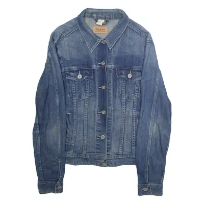 LEVI'S Womens Denim Jacket Blue S