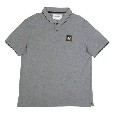 LYLE & SCOTT Relaxed Fit Mens Polo Shirt Grey M