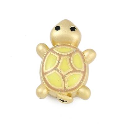Rack Plating Alloy Enamel Beads