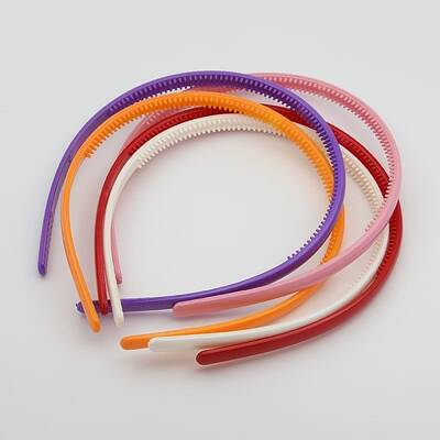 Plain Plastic Hair Band Findings