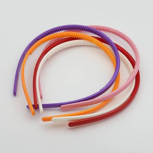 Plain Plastic Hair Band Findings