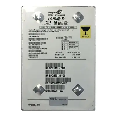 269918-001 HP 40GB 7200RPM IDE/ATA 3.5-Inch Hard Drive