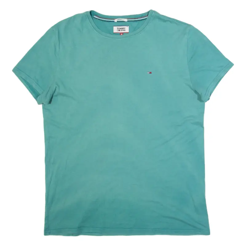 TOMMY HILFIGER Mens T-Shirt Green M