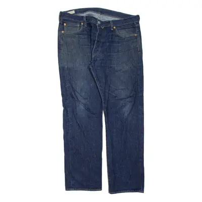 LEVI'S 501 Jeans Mens Blue Regular Straight Stone Wash W36 L30