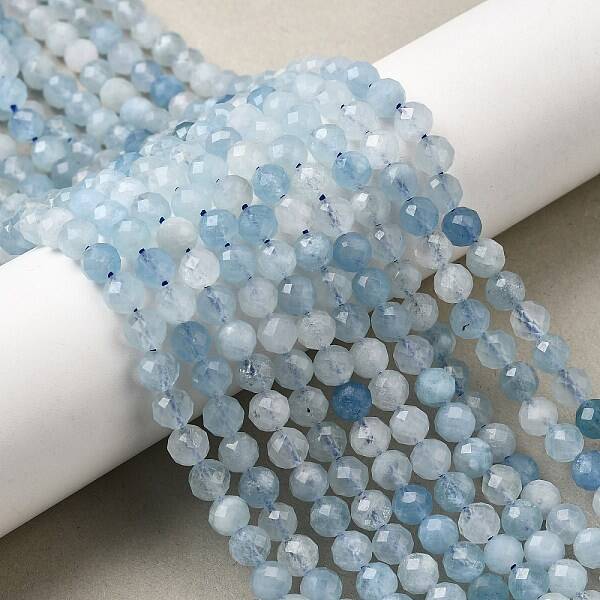 Natural Aquamarine Beads Strands