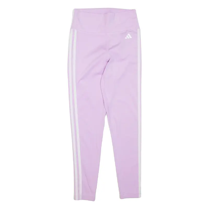 ADIDAS Womens Leggings Purple Skinny S W22 L26
