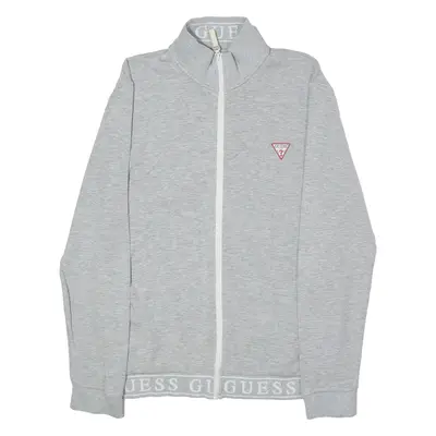 GUESS Mens Track Jacket Grey Viscose M