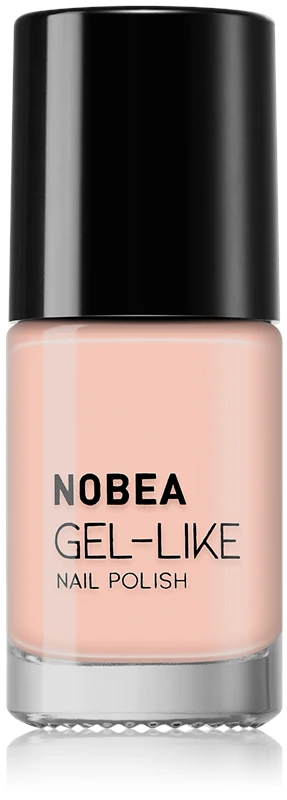 NOBEA Day-to-Day Gel-like nail polish gel effect color #N72 Nude beige 6 ml