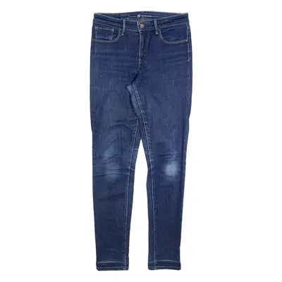 LEVI'S High Rise Womens Jeans Blue Slim Skinny W27 L32