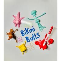 Bikini Bunz Cartoon Character Magnets - Cheeky Paper & Pen Holder