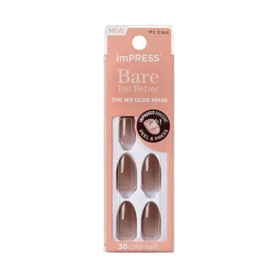 Kiss Adhesive nails ImPRESS Bare but Better MA - Cozy 30 Piece Set
