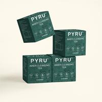 (4-Pack)Pyru  Tea: Gentle Essence of Herbs, 12-Pack Box - Pure Ingredients, Natural Herbal Infusion, Made in China - Beverage...