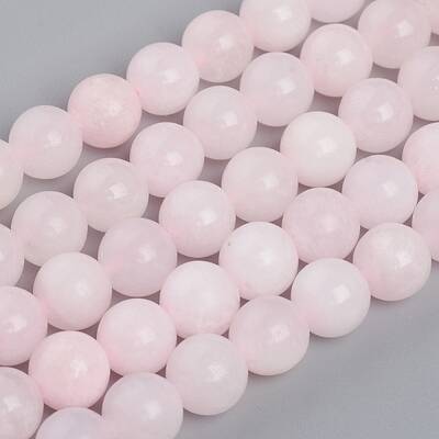 Natural Pink Mangano Calcite Beads Strands
